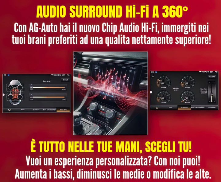Autoradio per Land Rover Discovery 3 9" | 2004-2009 | Android | Bluetooth | CarPlay | Android Auto | 4-64GB Ram
