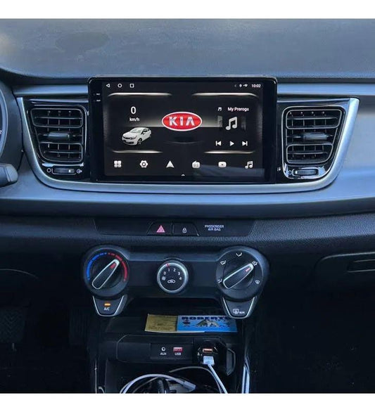 Kia stonic | 9 Pollici - Mascherina Inclusa - Autoradio 2 Din Android Auto + Carplay / Stereo Touch 8/256GB | Navigatore GPS + Bluetooth + Wifi