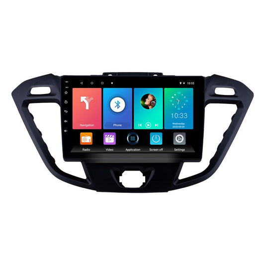 Ford transit / 9” Pollici - Mascherina Inclusa - Autoradio 2 Din Android Auto + CarPlay / Stereo Touch | Navigatore GPS + Bluetooth + Wifi + DAB+ compreso in quello con la ventola