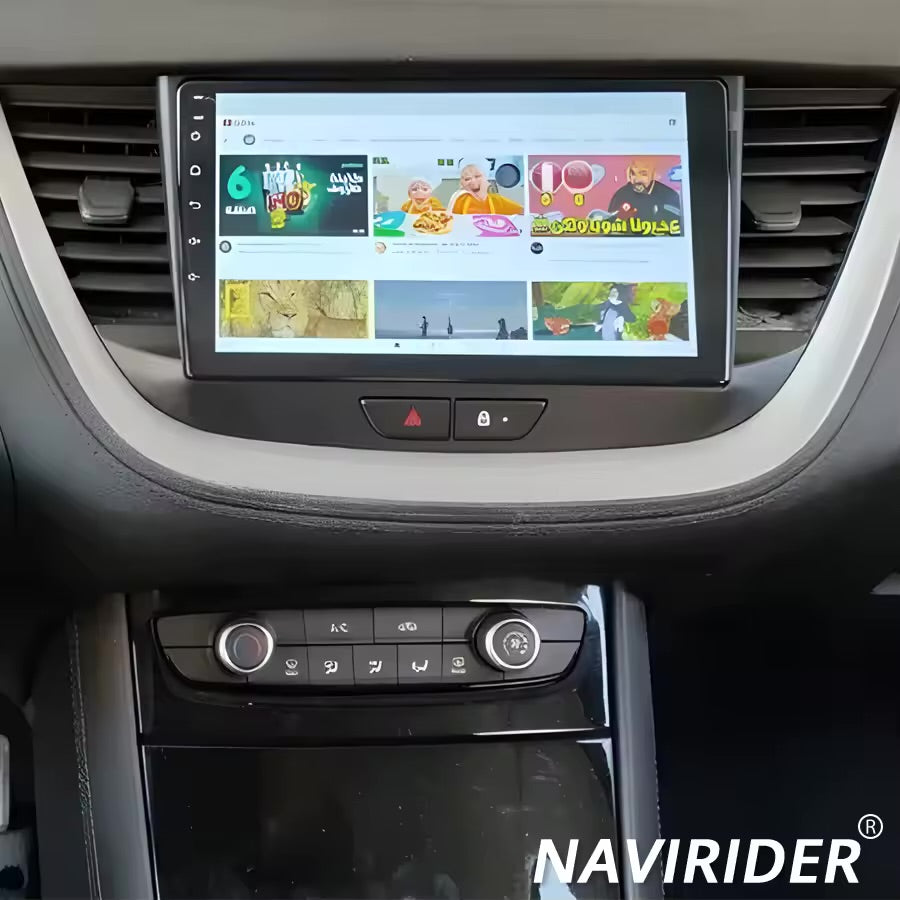 Grandland X 2020/ 9” Pollici - Mascherina Inclusa - Autoradio 2 Din Android Auto + Carplay / Stereo Touch 8/256GB | Navigatore GPS + Bluetooth + Wifi