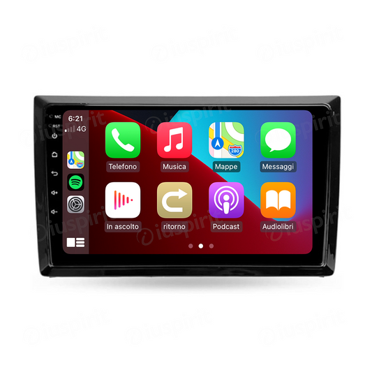 maggiolino del 2013 | 9 Pollici - Mascherina Inclusa - Autoradio 2 Din Android Auto + Carplay / Stereo Touch 2/64gb | Navigatore GPS + Bluetooth + Wifi