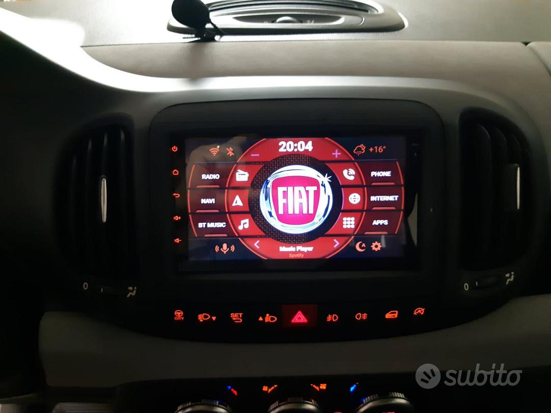 KIT AUTORADIO 4-64 GIGA FIAT 500L 2011 in POI BLUETOOTH, USB, centralina canbas per recupero dei comandi al volante