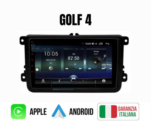 7 Pollici Autoradio 4-64GB Android Touchscreen Car Stereo per VW Golf 4 con Wireless Carplay y Android Auto Schermo WiFi Navigatore GPS Bluetooth