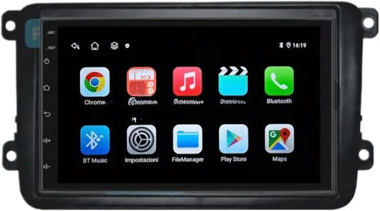 Skoda roomstar 2008  /7”Pollici - Mascherina Inclusa - Autoradio 2 Din Android Auto + Carplay / Stereo Touch 8/256GB | Navigatore GPS + Bluetooth + Wifi