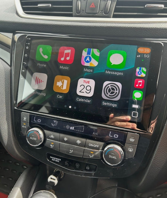 Nissan Qashqai (2012/2020) | 9” Pollici - Mascherina inclusa - Autoradio 2 Din Android auto + Carplay / Stereo Touch 4/64gb | Navigatore GPS + Bluetooth + Wifi+ Centralina Canbas recupero comandi con telecamera 360