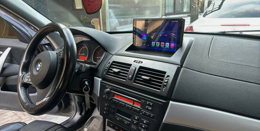 Bmw x3 | 9 Pollici - Mascherina inclusa - Autoradio 2 Din Android auto + Carplay / Stereo Touch 4/64gb | Navigatore GPS + Bluetooth + Wifi