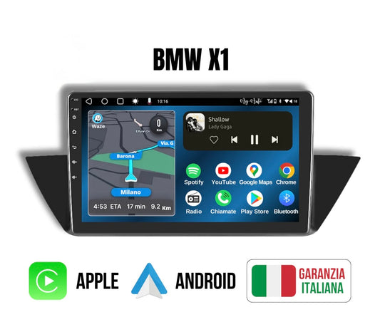 AUTORADIO NAVIGATORE BMW X1 ANDROID 13- 4GB RAM 64GB ROM IPS DSP CARPLAY