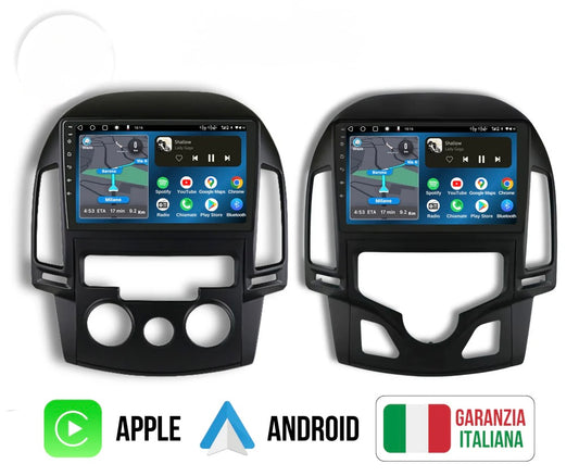 Hyundai I30 (2006/2011) | 9 Pollici - Mascherina Inclusa - Autoradio 2 Din Android Auto + Carplay / Stereo Touch 2/64gb | Navigatore GPS + Bluetooth + Wifi