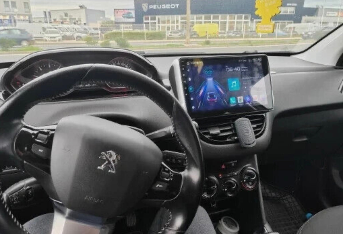Peugeot 208 & 2008 (2012/2018) | 9”pollici - Mascherina inclusa Autoradio 2 Din Android auto + Carplay / Android auto Stereo Touch 4/64gb | Navigatore GPS + Bluetooth + Wifi + centrlina canbas per recupero dei comandi al volante + retrocamera