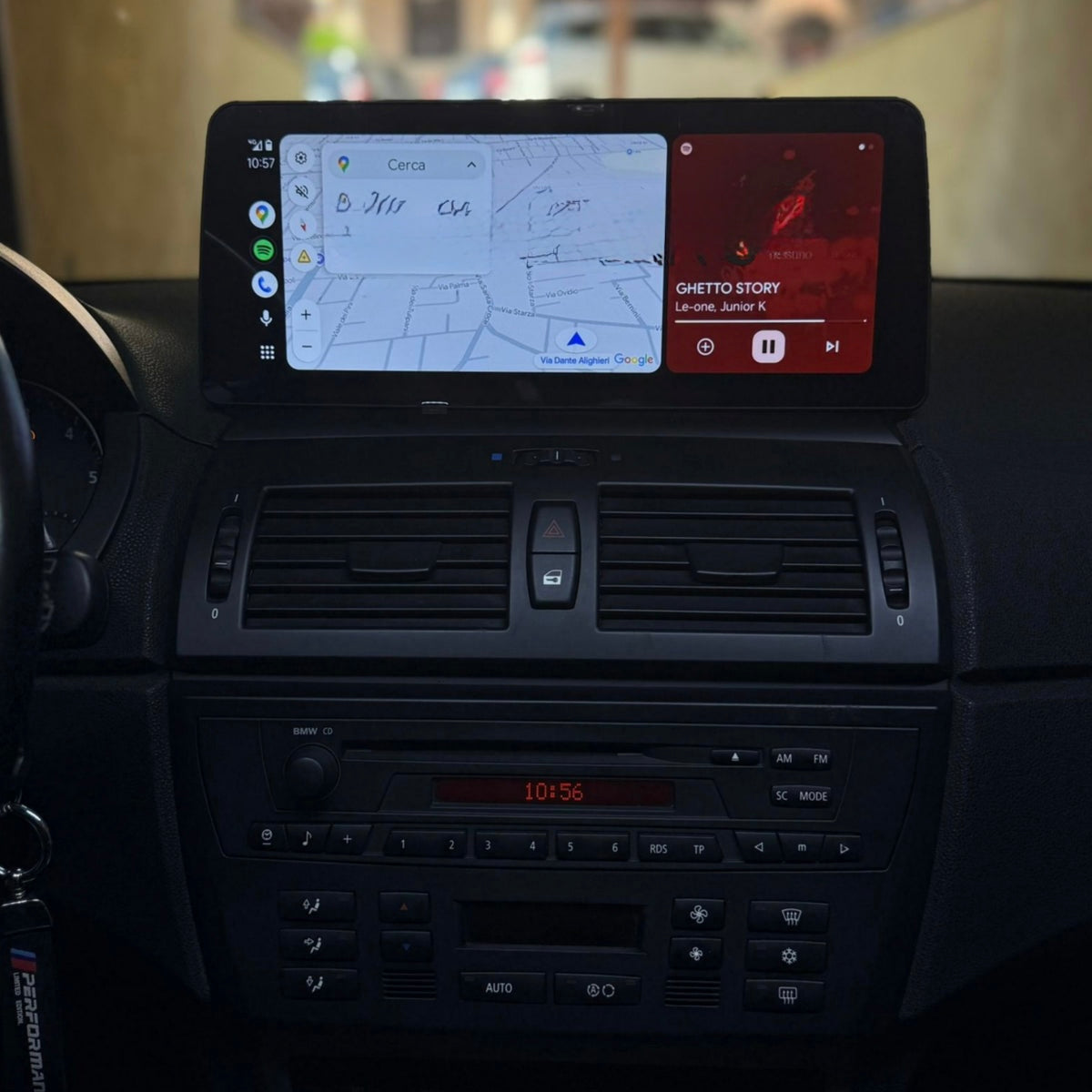 Bmwx3 e87/83| 9 Pollici - schermo 12.3”Mascherina Inclusa - Autoradio 2 Din Android Auto + Carplay / Stereo Touch 4/64GB | Navigatore GPS + Bluetooth + Wifi