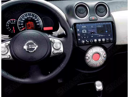 Nissan micra 2012 in poi / 9” Pollici - Mascherina Inclusa - Autoradio 2 Din Android Auto + CarPlay / Stereo Touch | Navigatore GPS + Bluetooth + Wifi