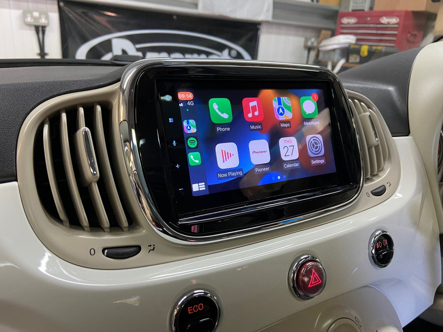 Autoradio per Fiat 500s 7" | 2016 in poi | Android | Bluetooth | CarPlay | Android Auto | 4-64GB Ram