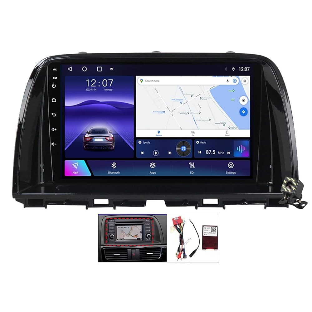 AUTORADIO NAVIGATORE 9" Mazda CX5 ANDROID 13- 4GB RAM 64GB ROM IPS DSP CARPLAY