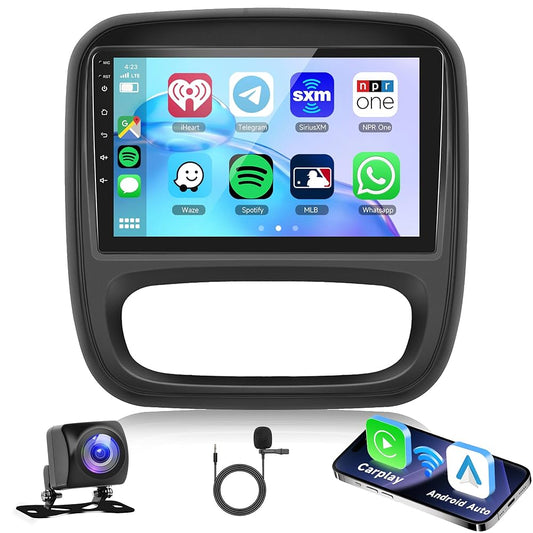 Fiat talento 9” Pollici - Mascherina Inclusa Autoradio 2 Din Android Auto + Carplay / Volkswagen Stereo Touch 2/64gb | Navigatore GPS + Bluetooth + Wifi