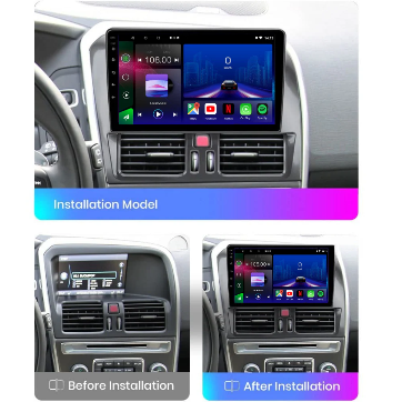 Volvo xc60 | 9”Pollici - Mascherina Inclusa - Autoradio 2 Din Android Auto + Carplay / Mk3 Stereo Touch 2/64gb | Navigatore GPS + Bluetooth + Wifi