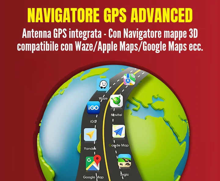 Autoradio per Land Rover Discovery 3 9" | 2004-2009 | Android | Bluetooth | CarPlay | Android Auto | 4-64GB Ram
