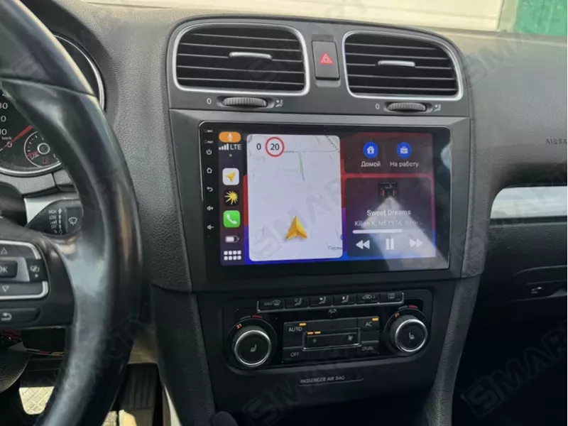 Volkswagen Golf 6 (2008/2016) | 9 pollici - Mascherina Inclusa Autoradio 2 Din Android auto + Carplay / vw Stereo Touch 8/256gb | Navigatore GPS + Bluetooth + Wifi