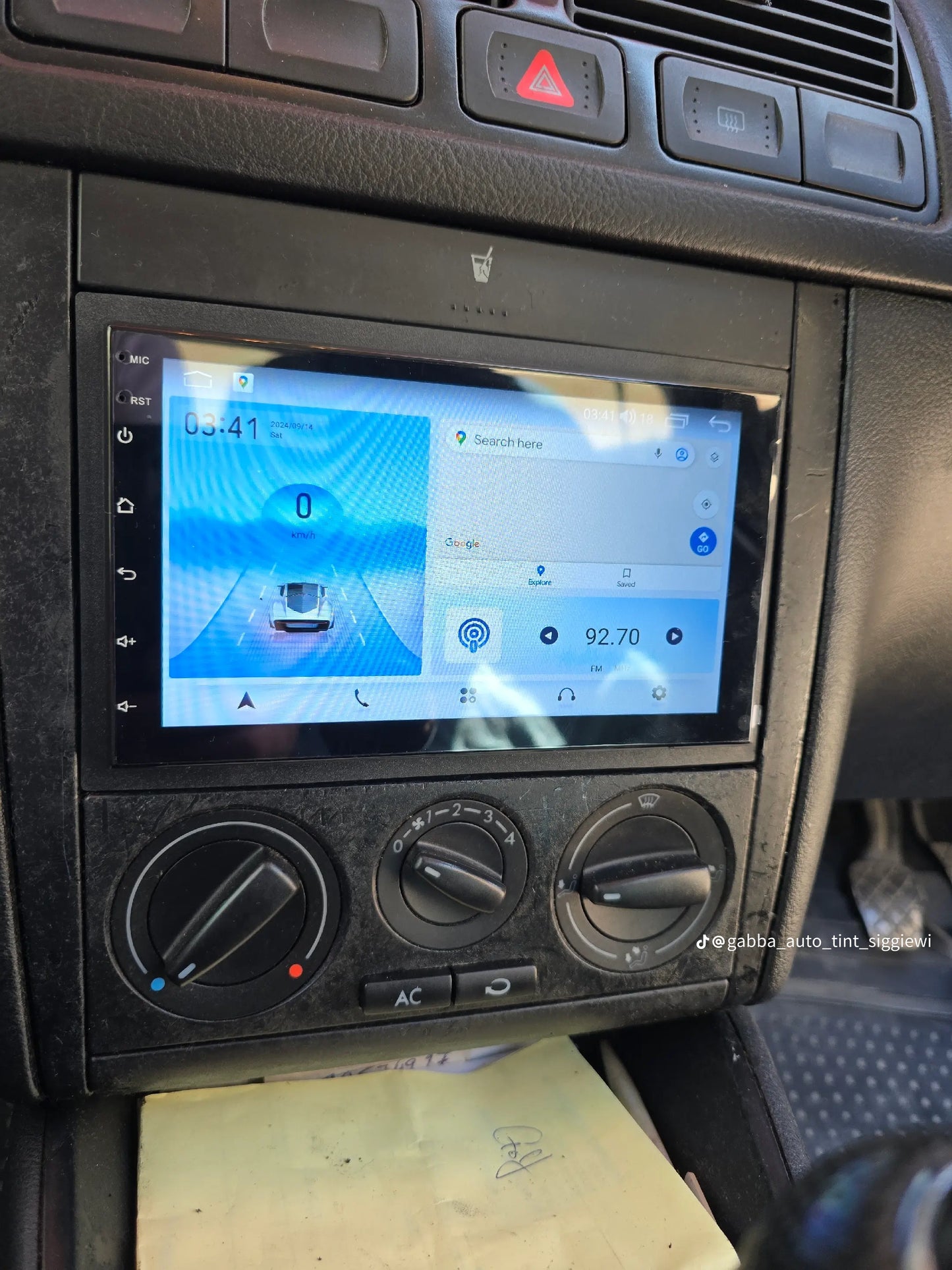 7 Pollici Autoradio 4-64GB Android Touchscreen Car Stereo per VW Golf 4 con Wireless Carplay y Android Auto Schermo WiFi Navigatore GPS Bluetooth