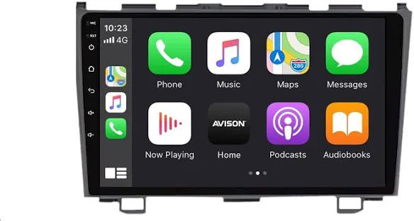 Honda Crv | 9 Pollici - Mascherina Inclusa - Autoradio 2 Din Android Auto + Carplay / Stereo Touch 4/64GB | Navigatore GPS + Bluetooth + Wifi