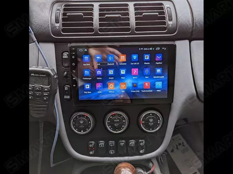 Mercedes ml270 2002 in poi | 9 Pollici - Mascherina Inclusa - Autoradio 2 Din Android Auto + Carplay / Stereo Touch 4/64GB | Navigatore GPS + Bluetooth + Wifi