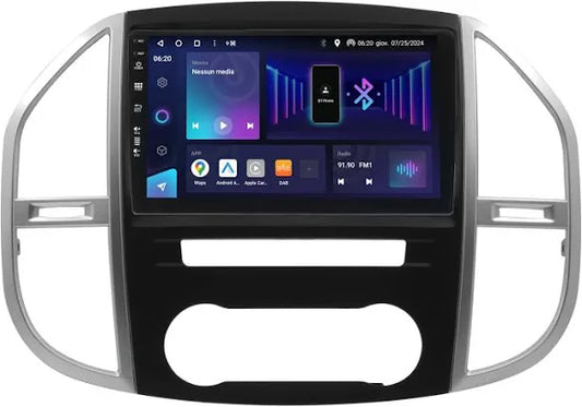Mercedes Vito tourer 2019| 9 Pollici - Mascherina Inclusa - Autoradio 2 Din Android Auto + Carplay / Stereo Touch 8/256GB | Navigatore GPS + Bluetooth + Wifi