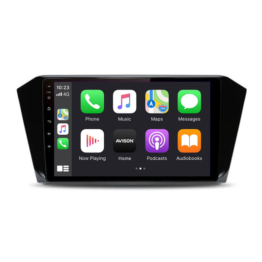 Vw passat b8|10.1Pollici - Mascherina Inclusa - Autoradio 2 Din Android Auto + Carplay / Stereo Touch 8/256GB | Navigatore GPS + Bluetooth + Wifi