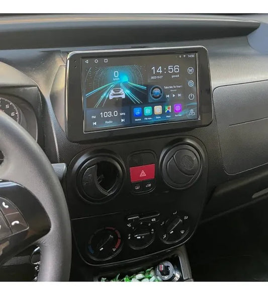 Fiat Fiorino - Qubo (2008/2017) | 9 pollici |8-256Giga Mascherina Inclusa Autoradio 2 Din Android auto + Carplay / Stereo Touch | Navigatore GPS + Bluetooth + Wifi-Comandi al volante