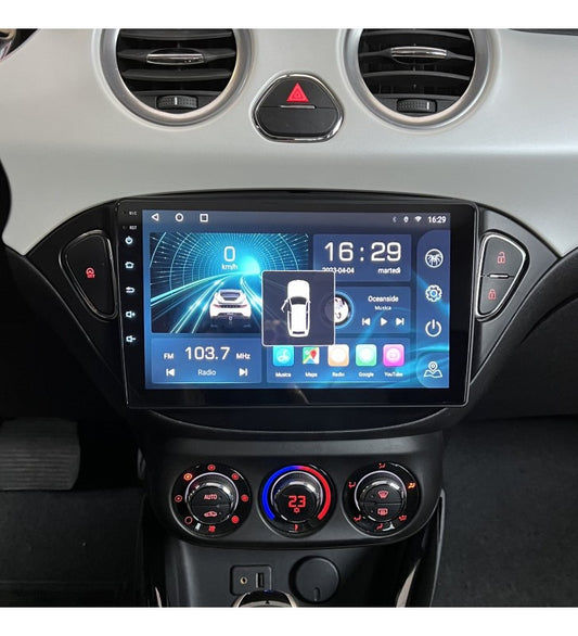 Opel agila anno 2013/9” Pollici - Mascherina Inclusa - Autoradio 2 Din Android Auto + Carplay / Stereo Touch 8/256GB | Navigatore GPS + Bluetooth + Wifi Ventola raffreddamento