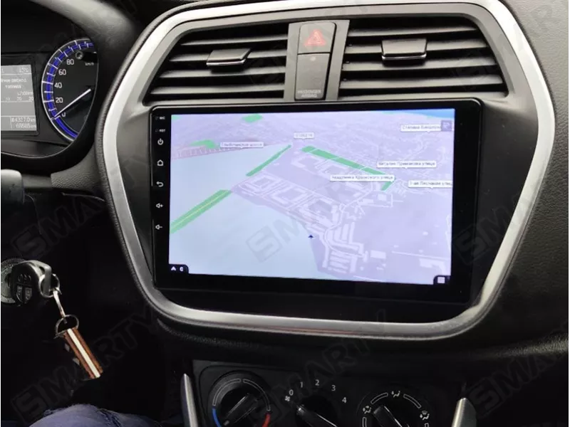 Suzuki s-cross | 9 Pollici - Mascherina Inclusa - Autoradio 2 Din Android Auto + Carplay / Stereo Touch 2/64gb | Navigatore GPS + Bluetooth + Wifi