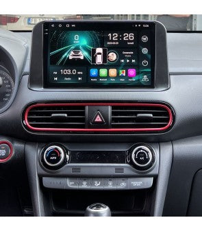 Hyundai kona | 9 Pollici - Mascherina Inclusa - Autoradio 2 Din Android Auto + Carplay / Stereo Touch 2/64gb | Navigatore GPS + Bluetooth + Wifi