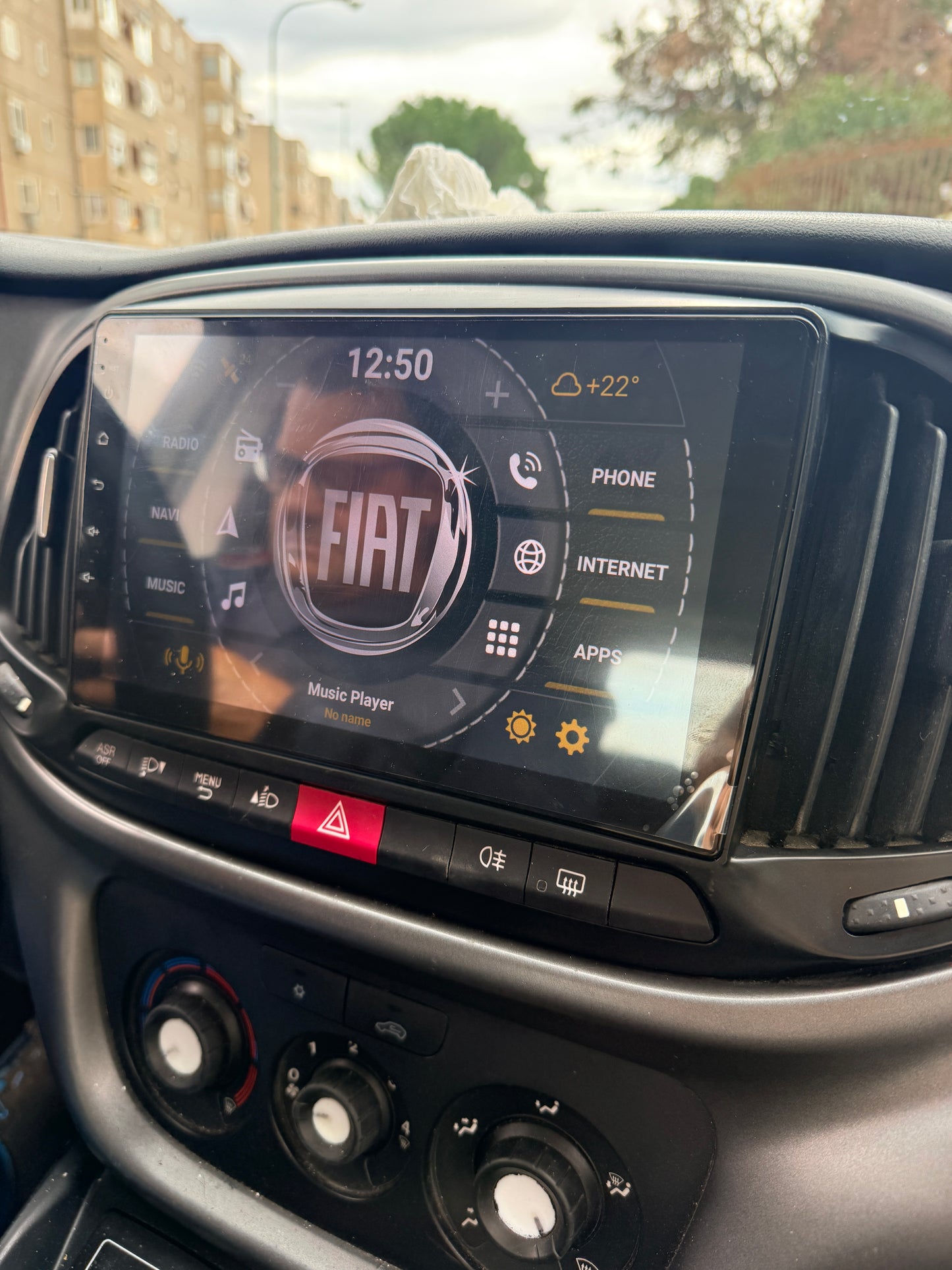 Fiat Doblò (2015-2019) |9 pollici - Mascherina Inclusa Autoradio 2 Din Android auto + Carplay / Stereo Touch 4/64gb | Navigatore GPS + Bluetooth + Wifi