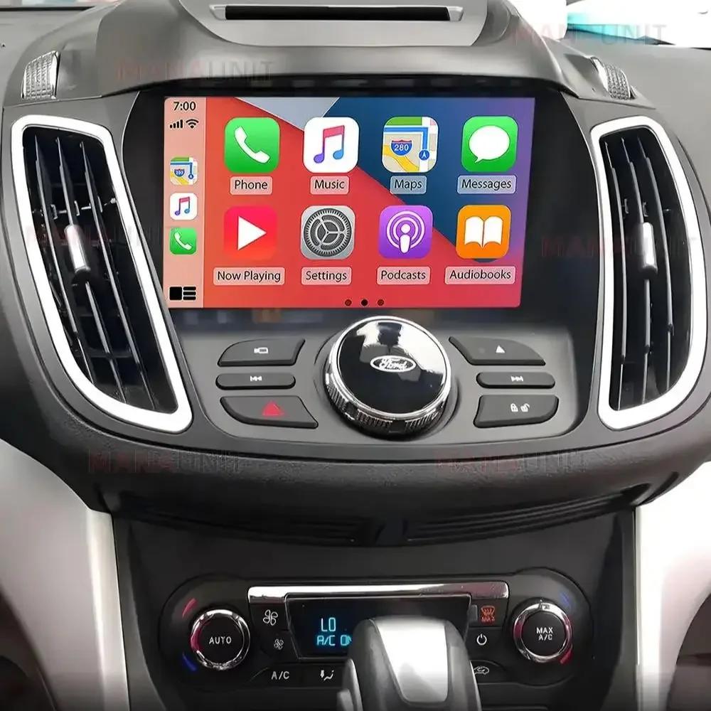 Ford c-Max anno 2017 in poi| 9 Pollici - Mascherina Inclusa - Autoradio 2 Din Android Auto + Carplay / Stereo Touch 2/64gb | Navigatore GPS + Bluetooth + Wifi