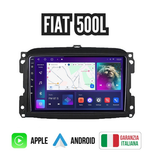 KIT AUTORADIO 4-64 GIGA FIAT 500L 2011 in  POI BLUETOOTH, USB, centralina canbas per recupero dei comandi al volante