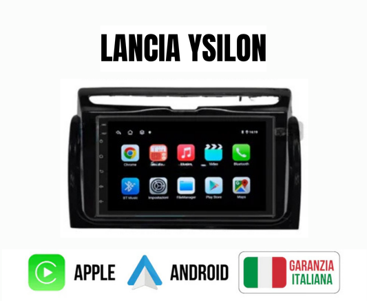 Autoradio   per   Lancia   Y   7"   |   2012-2020   |   Android   |   Bluetooth   |   CarPlay   |   Android   Auto   |   8GB/256GB  Ram + CAVETTERIA ORIGINALE + RETROCAMERA + MASCHERINA
