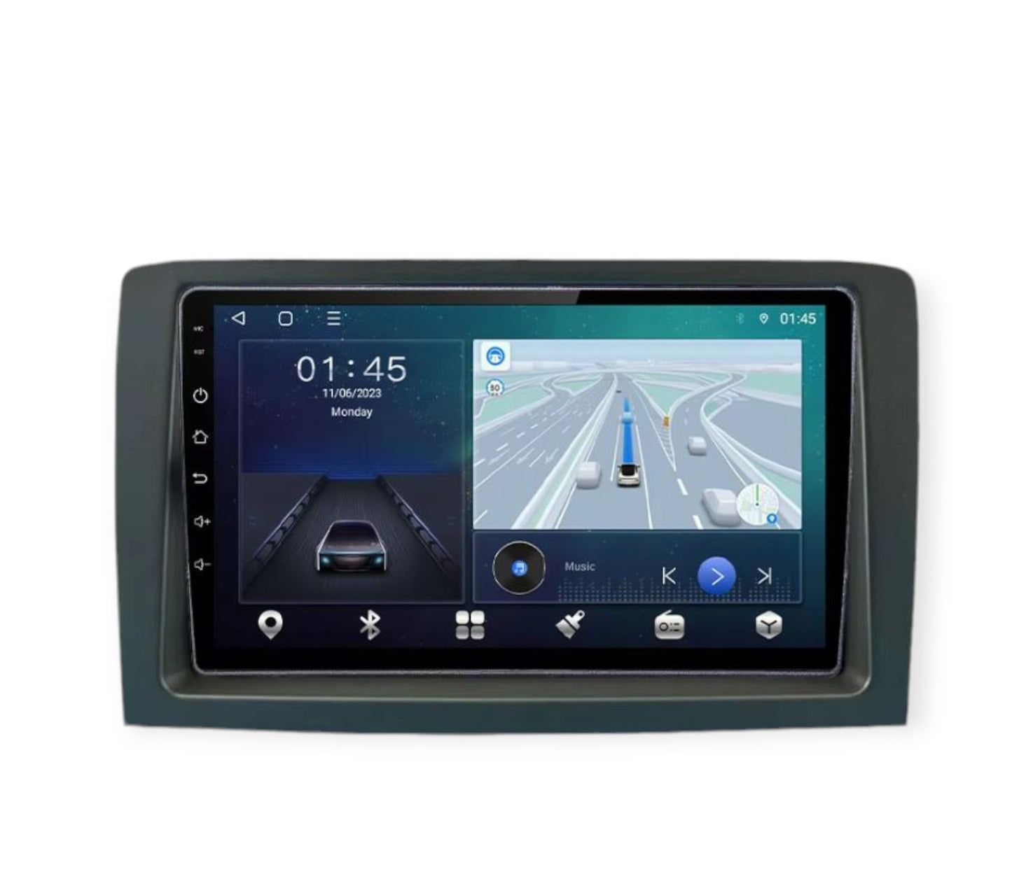 Lancia musa  2010in poi  |7 pollici - Mascherina Inclusa Autoradio 2 Din Android auto + Carplay / Stereo Touch 4/64gb | Navigatore GPS + Bluetooth + Wifi