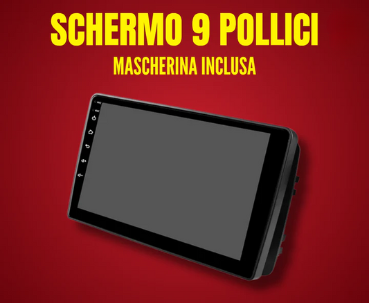 Fiat Panda (2003/2012) - Autoradio scgermo 9'' versione 4-64 Android auto + Carplay / Stereo Touch 9 pollici | USB + Navigatore GPS + Bluetooth + Wifi