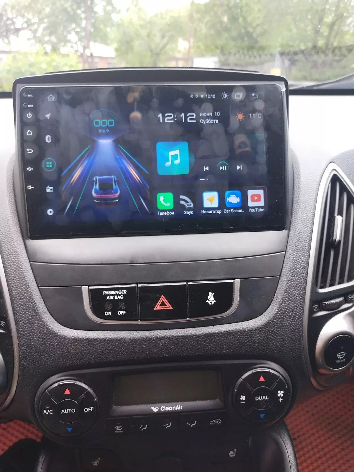 Hyundai Tucson 2 & IX35 (2010/2017) | 9 Pollici - Mascherina inclusa - Autoradio 2 Din Android auto + Carplay /  4-64GB | Navigatore GPS + Bluetooth + Wifi