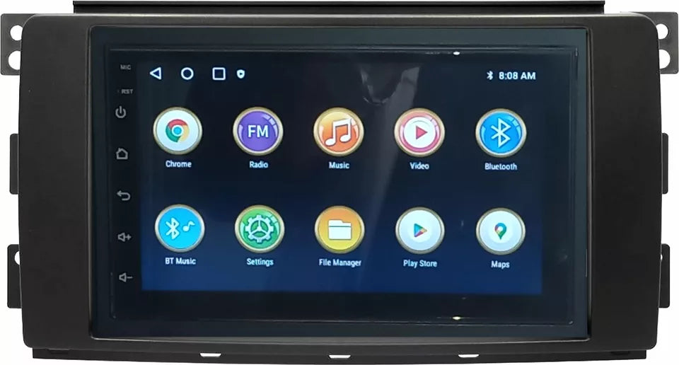RADIO 7" ANDROID SMART FOR FOUR 454 2004 A 2007 BLUETOOTH - USB KIT PLUG & PLAY