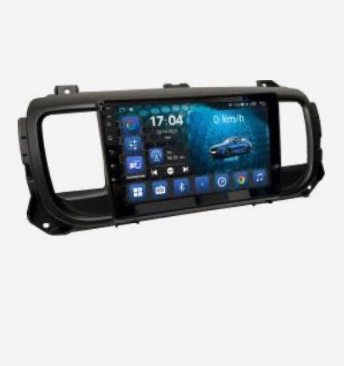 Fiat scudo 9” pollici 4-64 GB - Mascherina Inclusa Autoradio 2 Din Android auto + Carplay / vw mk7 Stereo Touch | Navigatore GPS + Bluetooth + Wifi+canbas per recupero dei comandi al volante