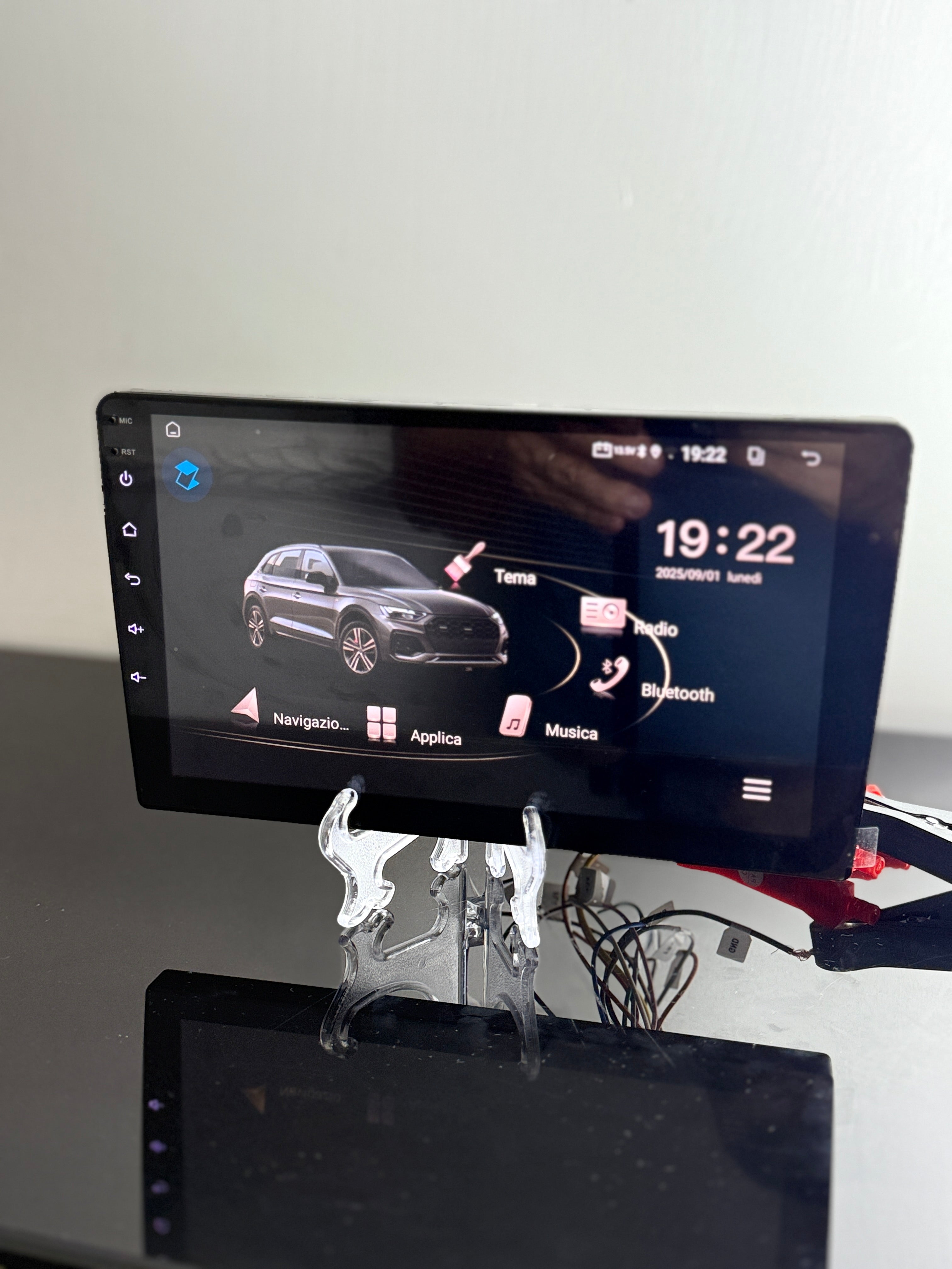 Autoradio 2 din 9” 4/64GB 8octacore processore snapdragon con ventola posteriore per raffreddamento hardware radio Rds CarPlay+android auto