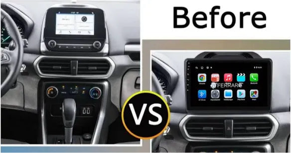 Ford eco sport | 9 Pollici - Mascherina Inclusa - Autoradio 2 Din  8-256Gb- KIT Completo Per L'installazione INCLUSO - Android Auto + Carplay / Classe B Stereo Touch 2/64gb | Navigatore GPS + Bluetooth + Wifi + USB