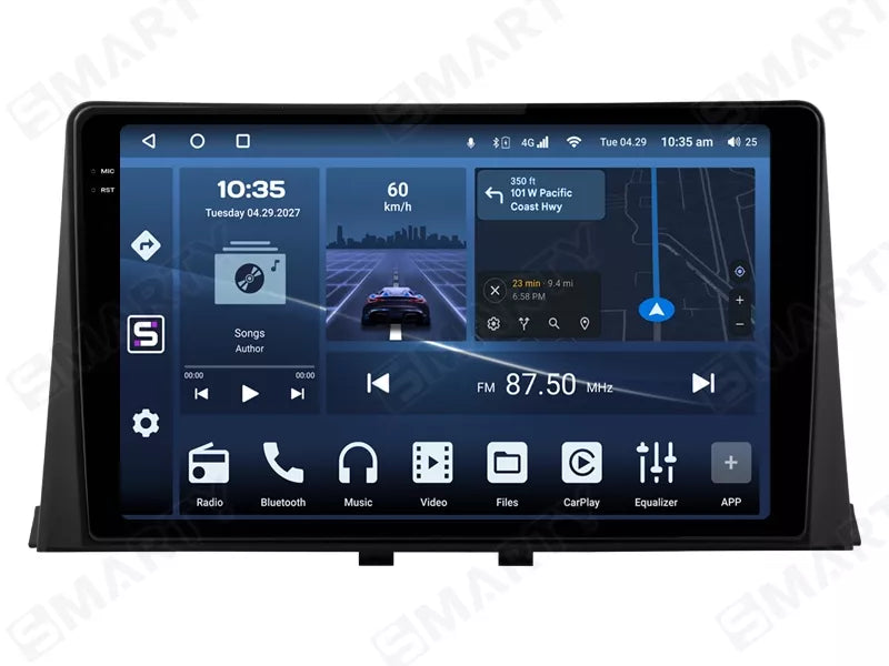 Toyota proace city in poi| 9”Pollici - Mascherina Inclusa - Autoradio 2 Din Android Auto + Carplay / Stereo Touch| Navigatore GPS + Bluetooth + Wifi