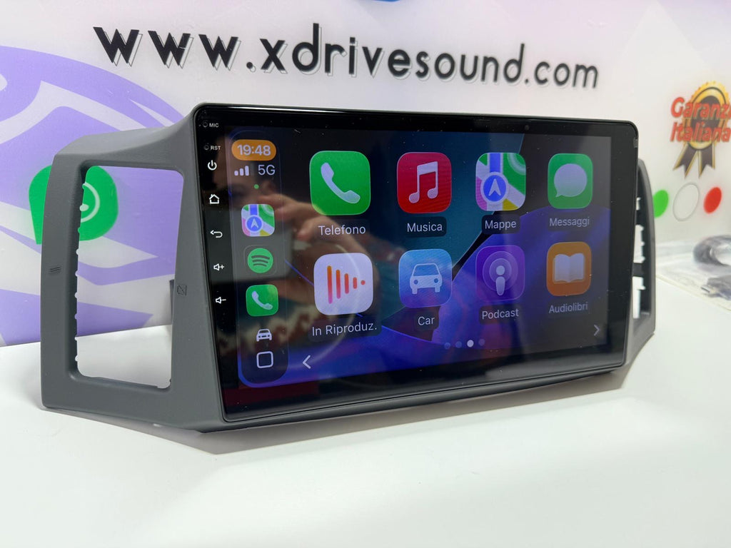 Jeep gran Cherokee  2005> 10.1”Mascherina Inclusa Autoradio 2 Din Android Auto + Carplay / Stereo Touch  | Navigatore GPS + Bluetooth + Wifi 4GB-64GB