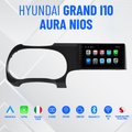 Autoradio   per   Hyundai   Grand   i10   |   Aura   Nios   9"   |   2019-2021   |   Android   |   Bluetooth   |   CarPlay   |   Android   Auto   |   4-64GB  Ram