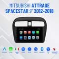 Autoradio   per   Mitsubishi   Attrage   Spacestar   9"   |   2012-2018   |   Android   |   Bluetooth   |   CarPlay   |   Android   Auto   |  4-64GB  Ram