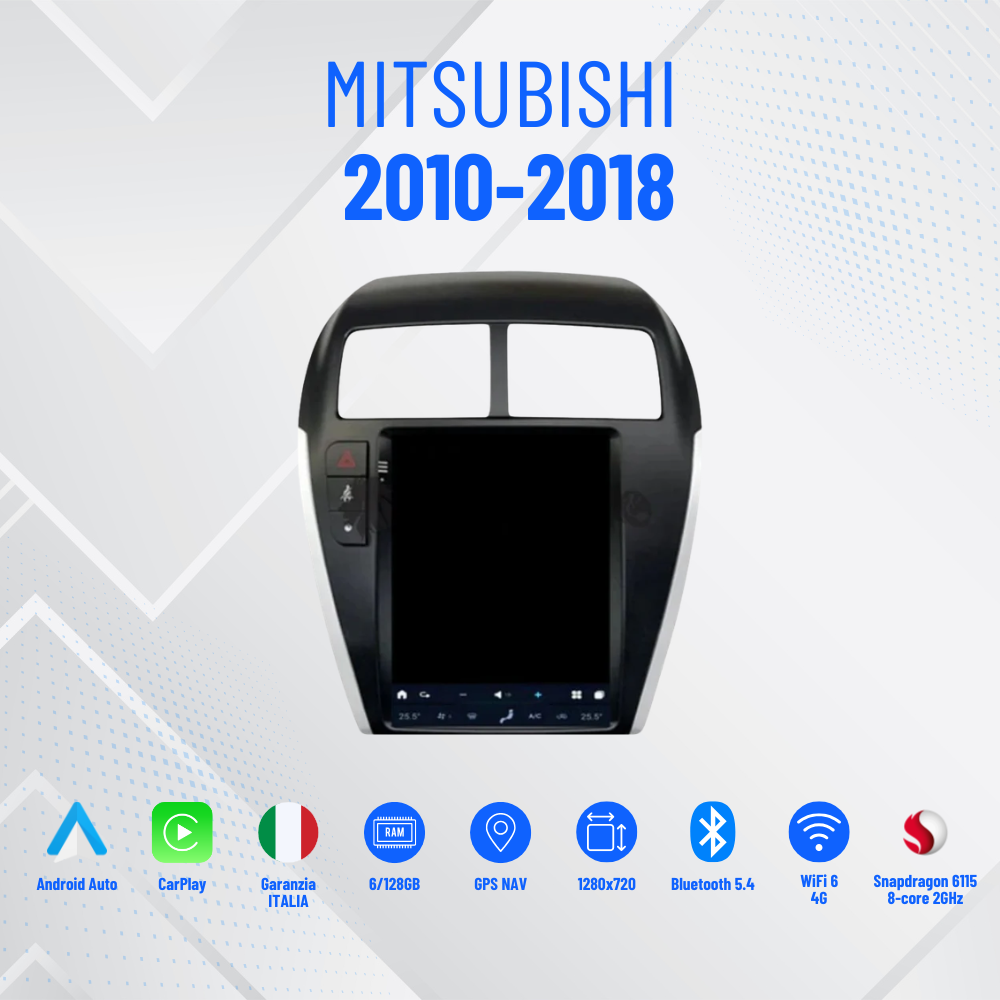 Autoradio   per   Mitsubishi   |   Citroen   |   Peugeot   9.7"   |   2010-2018   |   Android   |   Bluetooth   |   CarPlay   |   Android   Auto   |   Modello   Tesla   |   4-64GB   Ram