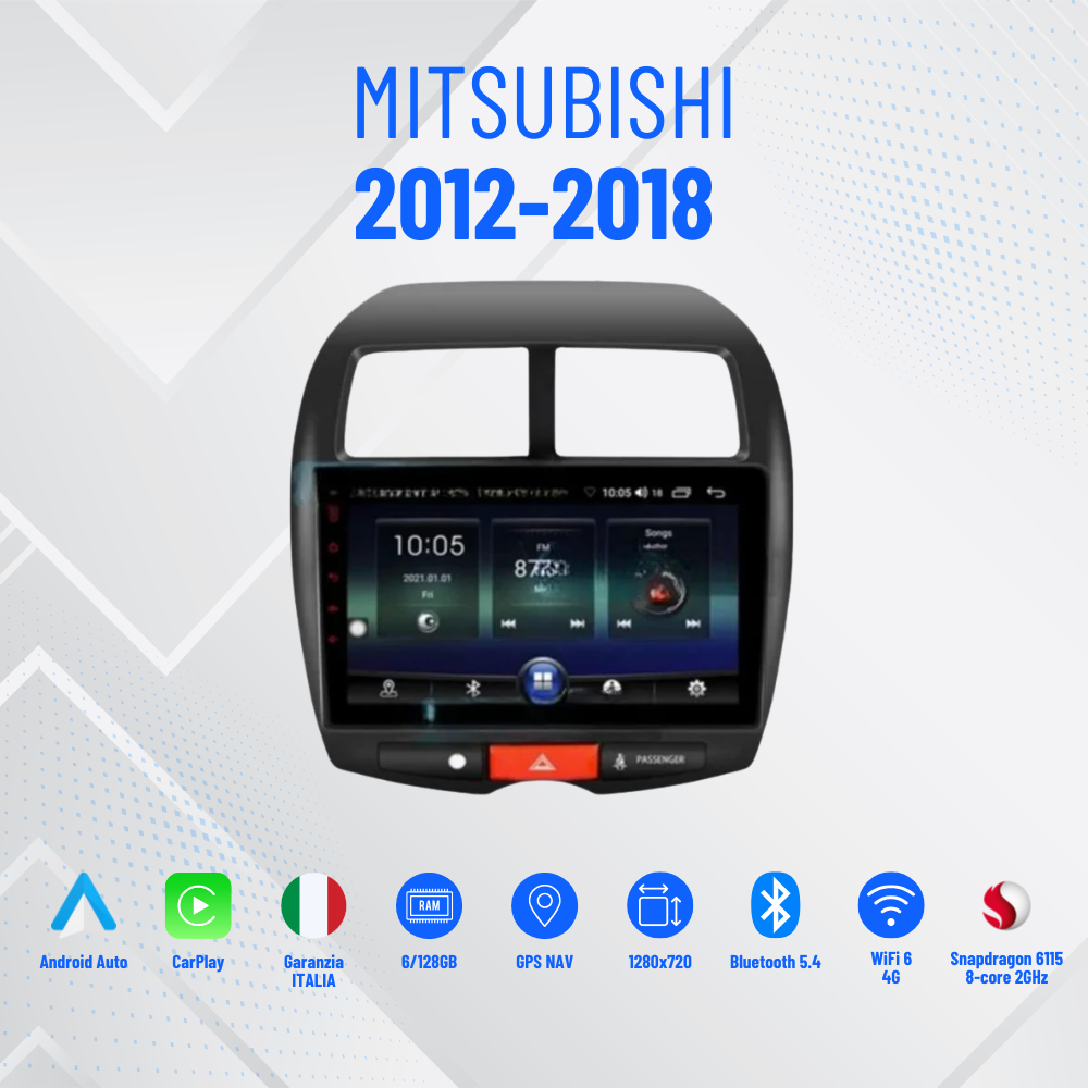 Autoradio   per   Mitsubishi   |   Peugeot   4008   |   Citroen   C4   AirCross   10.1"   |   2010-2018   |   Android   |   Bluetooth   |   CarPlay   |   Android   Auto   |   4-64GB   Ram