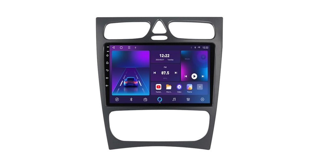 Mercedes clk cabrio anno 2004 A209 CarPlay+Android auto Wi-Fi -Bluetooth - Mascherina Inclusa - Autoradio 2 Din Carplay / Stereo Touch  | Navigatore GPS + Bluetooth + Wifi
