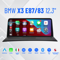 Bmwx3 e87/83| 9 Pollici - schermo 12.3”Mascherina Inclusa - Autoradio 2 Din Android Auto + Carplay / Stereo Touch 4/64GB | Navigatore GPS + Bluetooth + Wifi