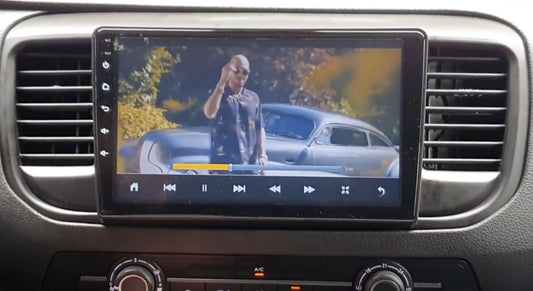 Fiat scudo 9” pollici 4-64 GB - Mascherina Inclusa Autoradio 2 Din Android auto + Carplay / vw mk7 Stereo Touch | Navigatore GPS + Bluetooth + Wifi+canbas per recupero dei comandi al volante